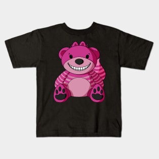 Cheshire Cat Teddy Bear Kids T-Shirt